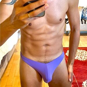 Hunk Menswear Boreal Reversible Swim Thong - Size Small